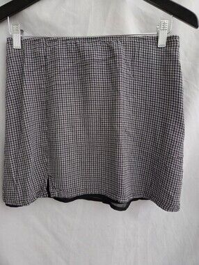 American Eagle Outfitters Black & White Mini Check Skirt